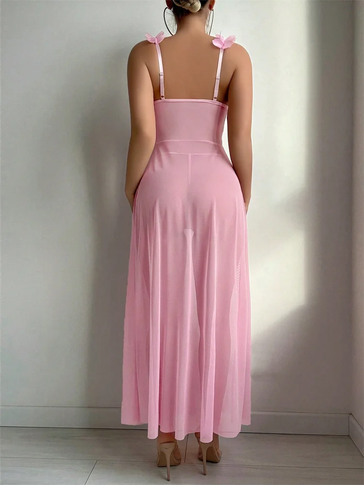Pink Floral Sexy Nighties Wome - Summer Clothing Stores ulasan dan harga