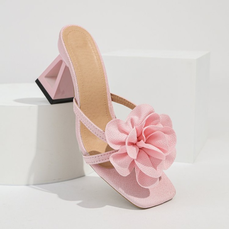 Womens 3D Flower Decor Sandals - Summer Clothing Modest ulasan dan harga