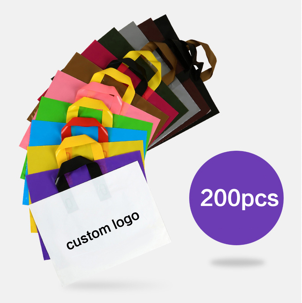 200pcs custom logo Shopping Ba - Summer Clothing Logo ulasan dan harga